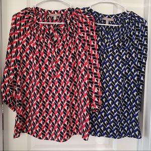 Banana Republic ladies shirts PETITE small Bundle tunic tops PS